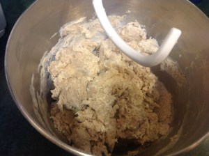 whole wheat loaf: a shaggy mass