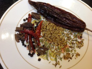 Roasted dry spices for Malvani fish masala ravioli goan masala 030